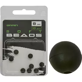Намистина Brain Soft Beads 8mm (10 шт / уп) Green SGXA-CA01-8, фото 